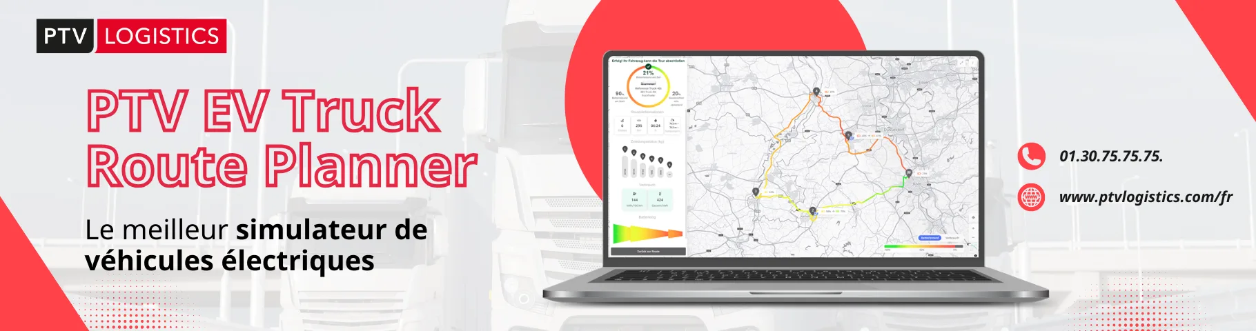PTV EV Truck Route Planner — Le meilleur simulateur de Véhicules électriques (VE)