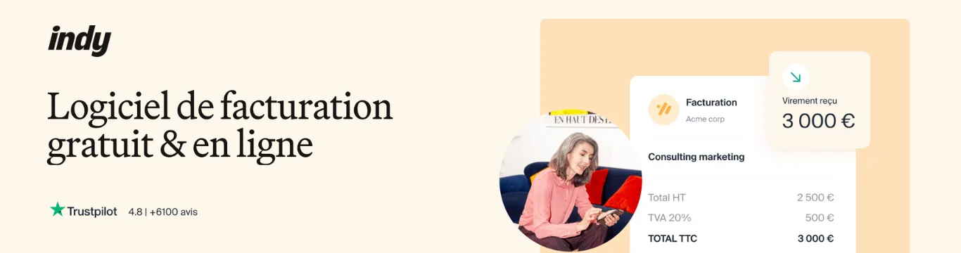 Indy Facturation — L'outil de facturation gratuit pour indépendants