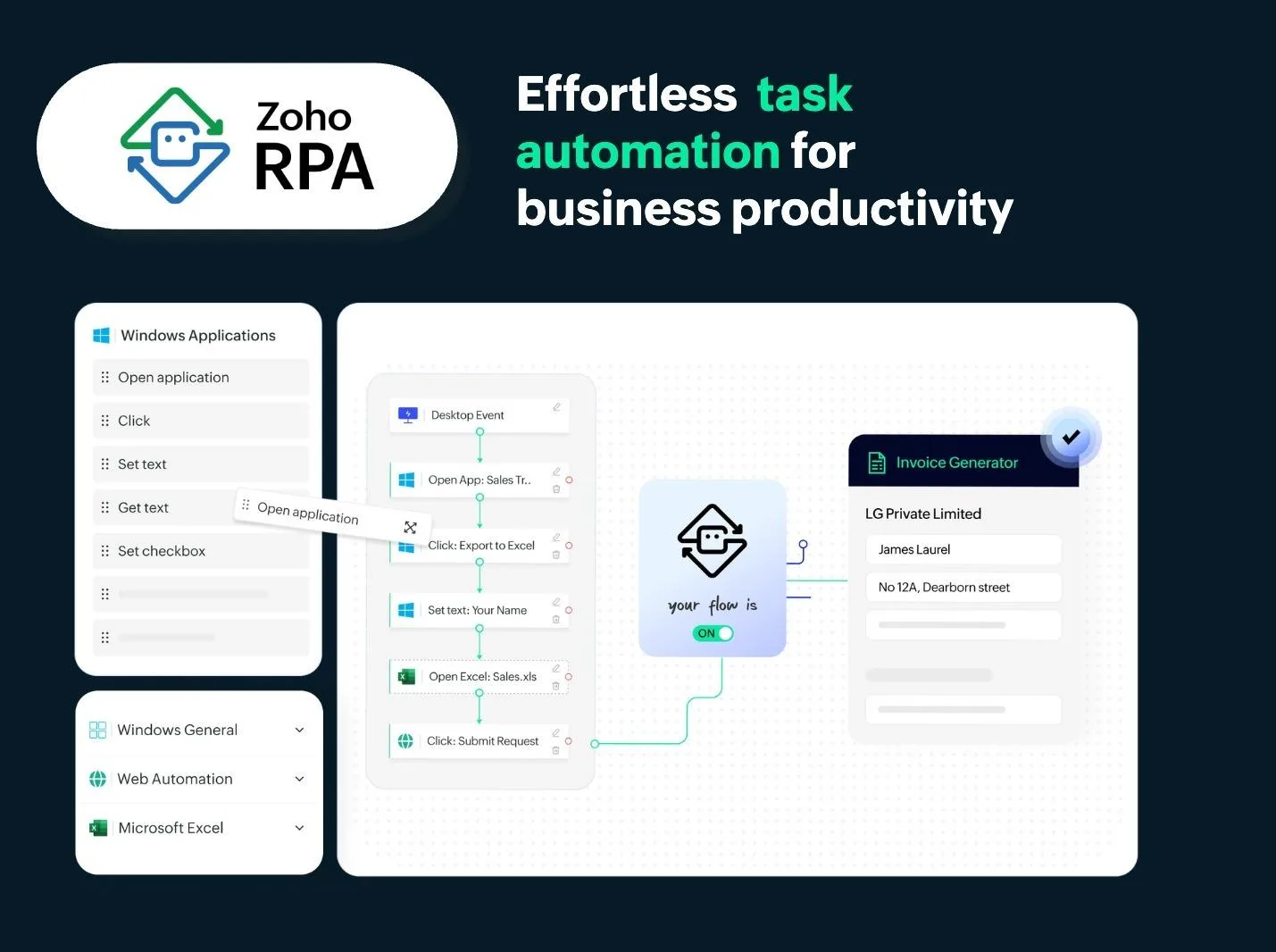 Zoho RPA — Screenshots 1