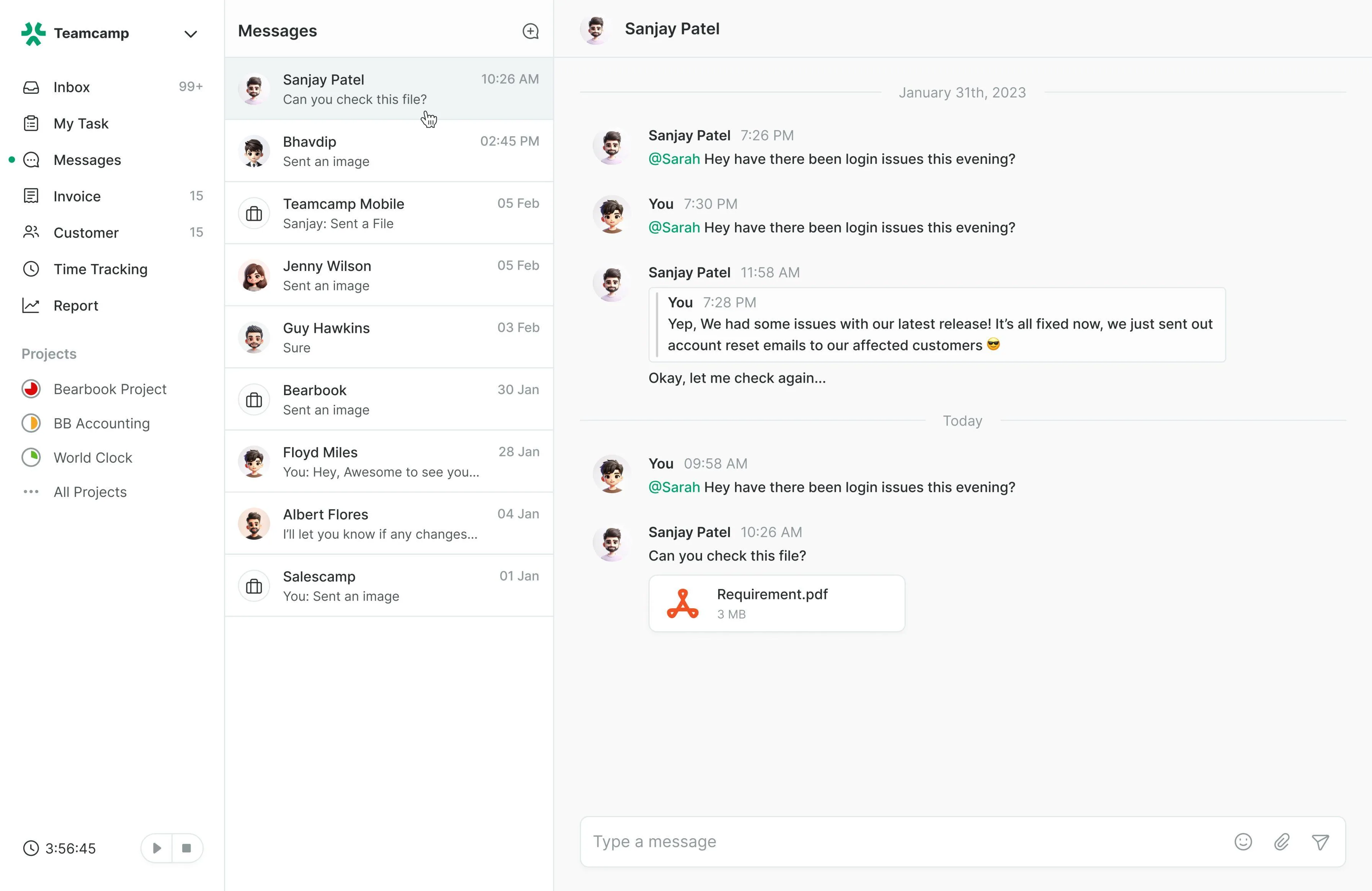 Teamcamp — Screenshots 3