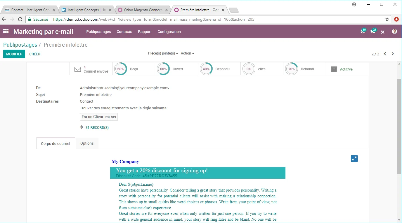 Odoo — Screenshots 1
