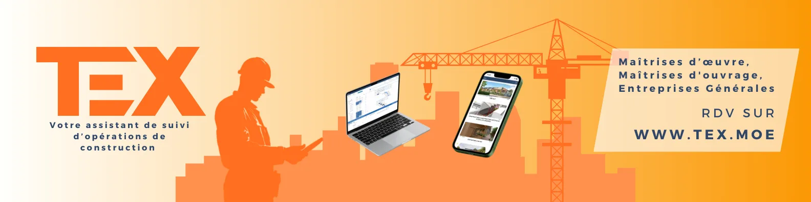 TEX — Votre assistant de suivi de projets de construction