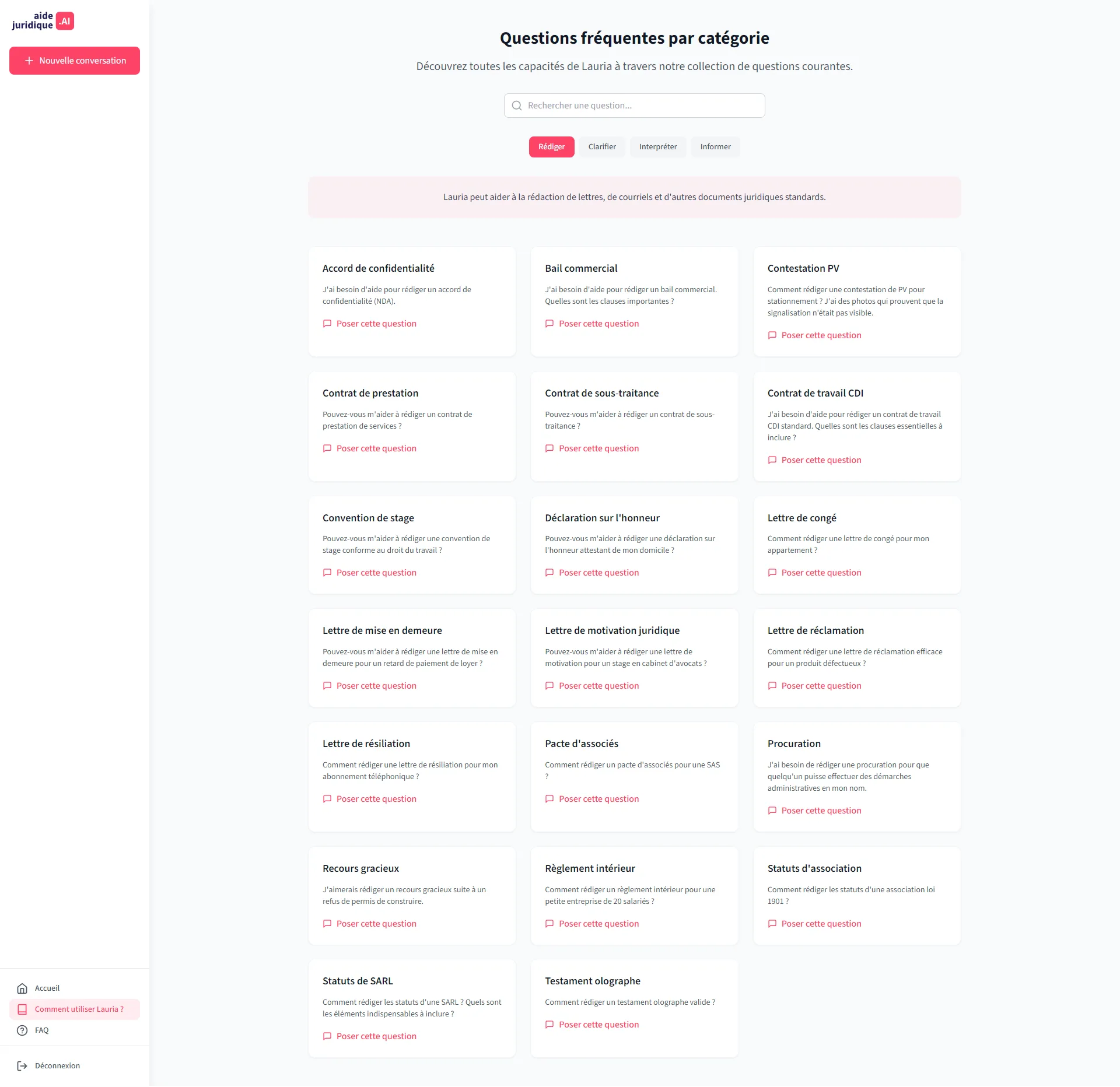 AideJuridique.ai — Captures d'écran 3