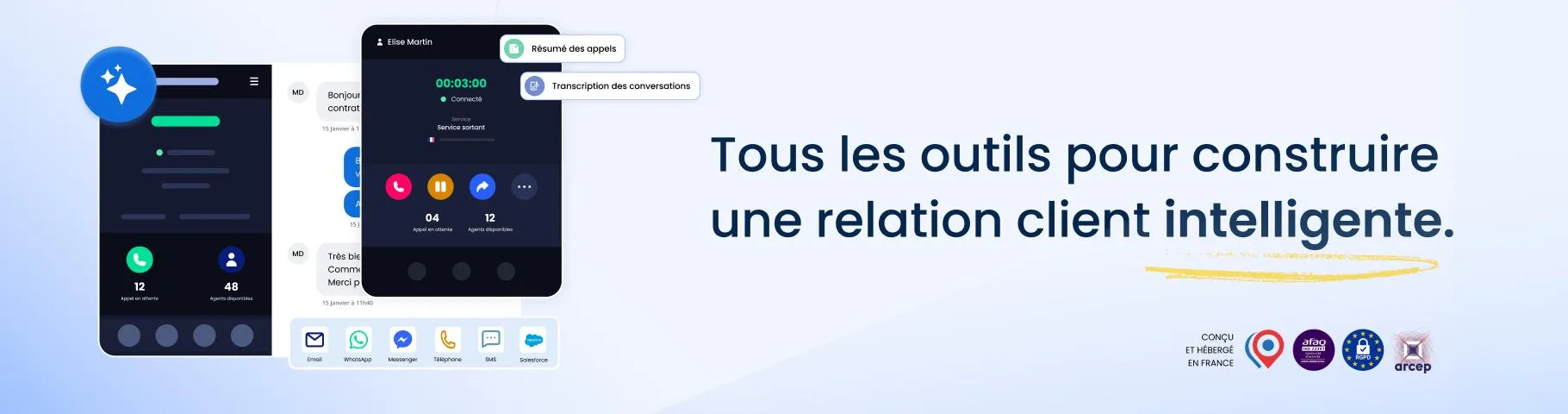 Viadialog — Gestion omnicanal du service client, augmentée par l’IA