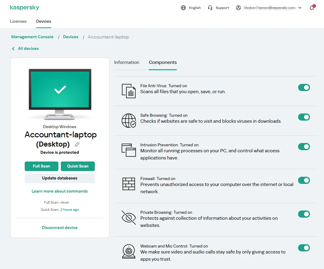 Kaspersky Small Office Security — Screenshots 5