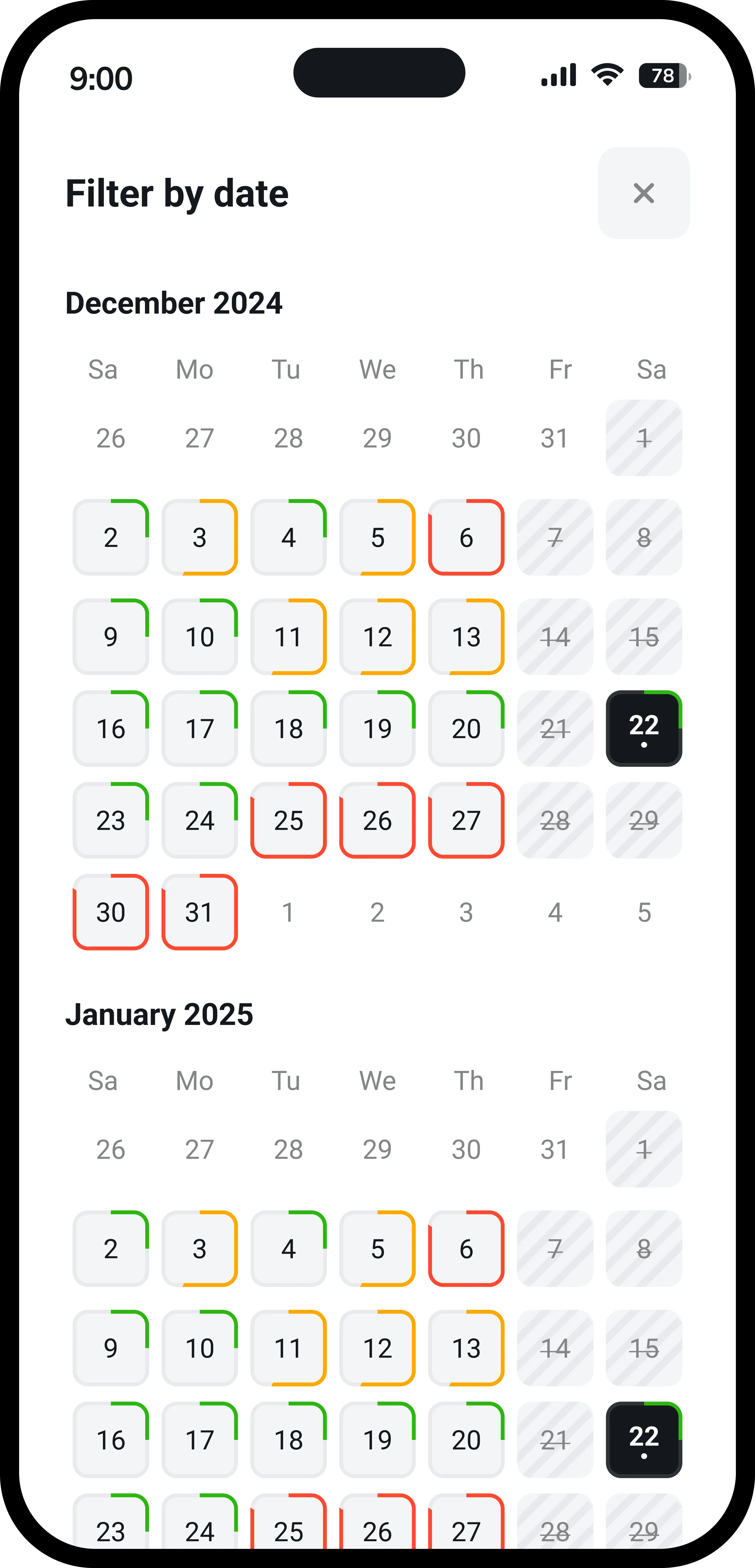 EasyWeek — Screenshots 1