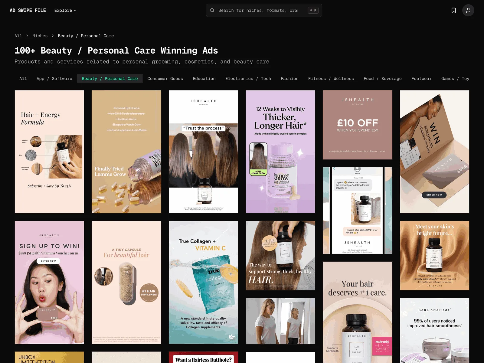 Ad Swipe File — Screenshots 1