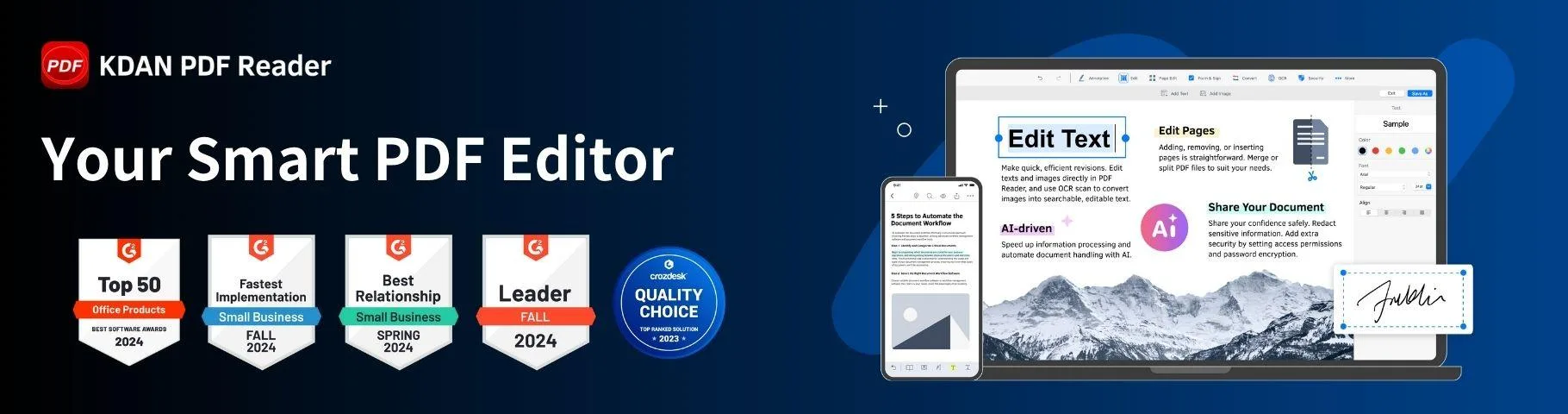 KDAN PDF Reader — PDF Reader: Editor & Converter