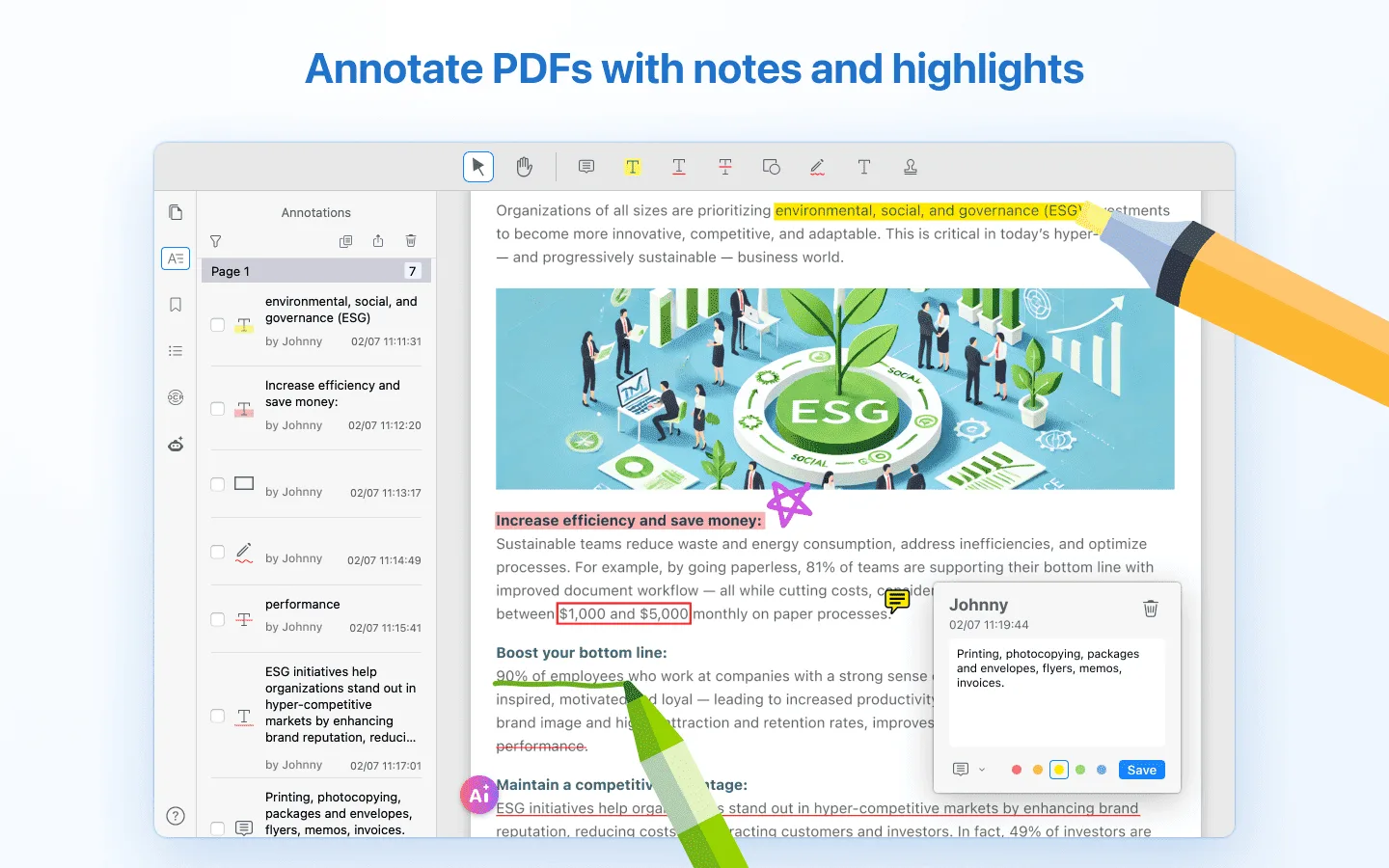 KDAN PDF Reader — Screenshots 8
