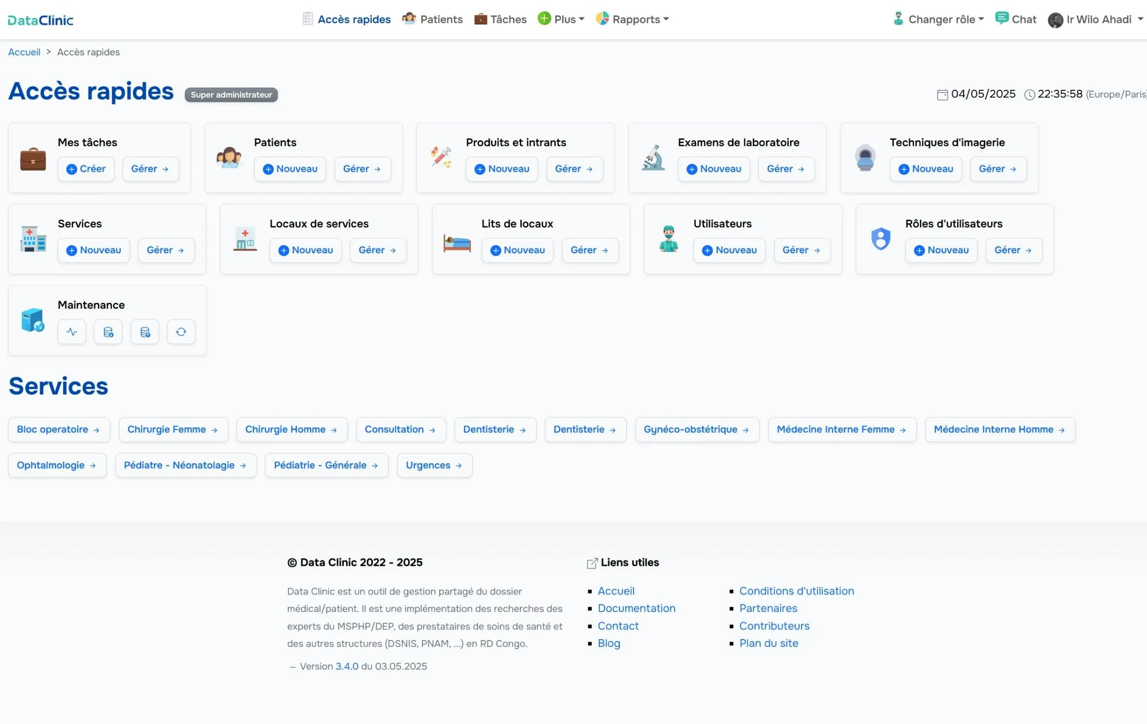 Data Clinic — Captures d'écran 2