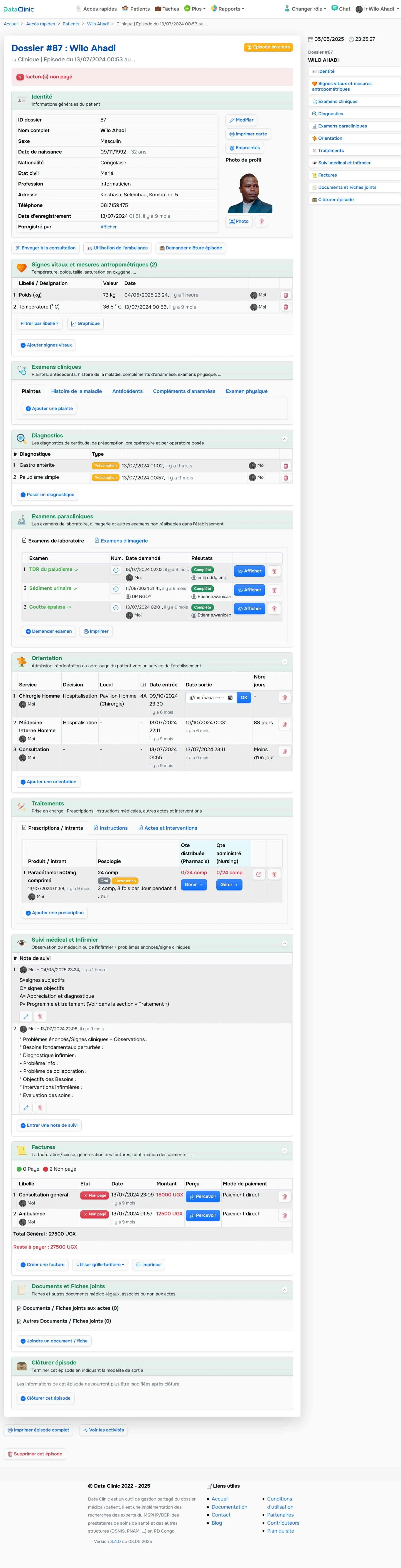 Data Clinic — Captures d'écran 4