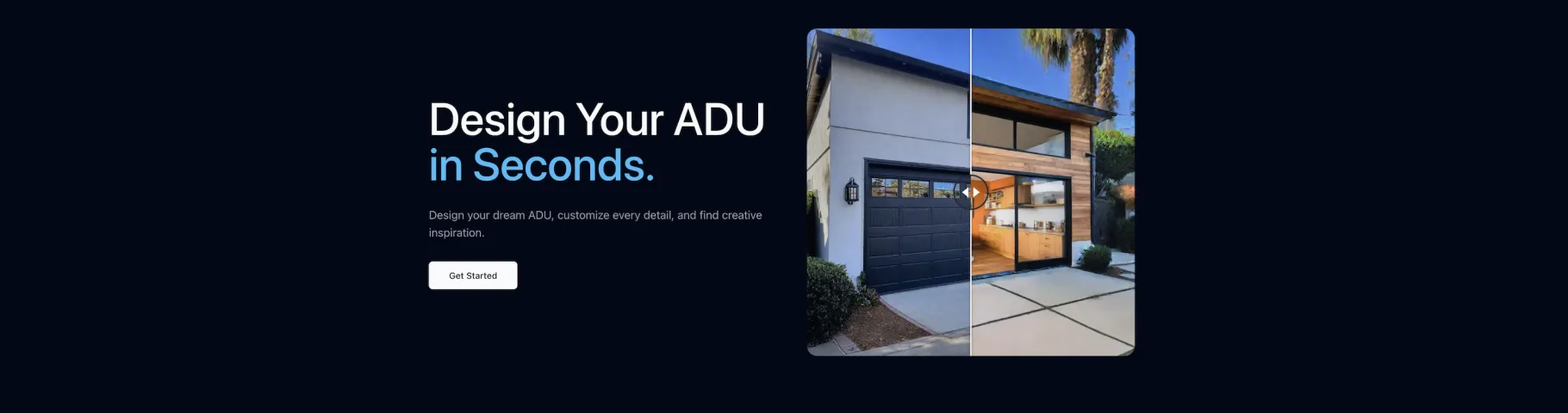 DreamLADU — AI image generator for accessory dwelling units (ADUs)