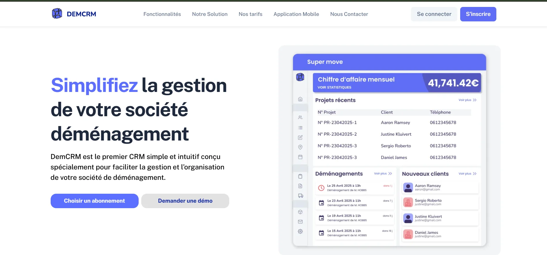 DEMCRM — Captures d'écran 1