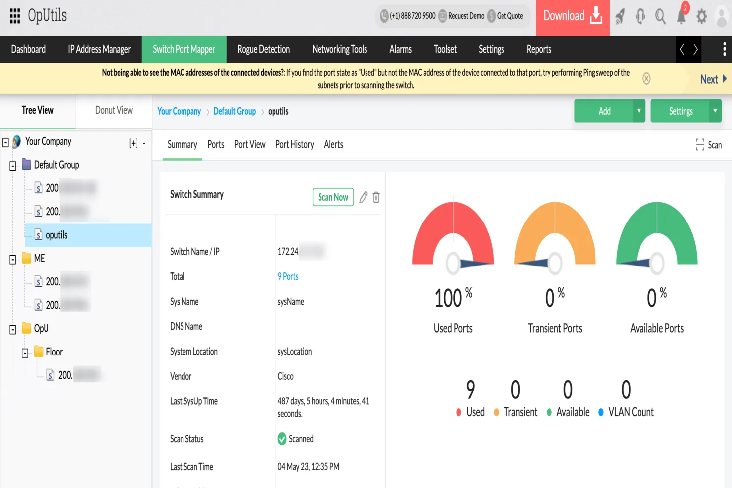 ManageEngine OpUtils — Screenshots 3