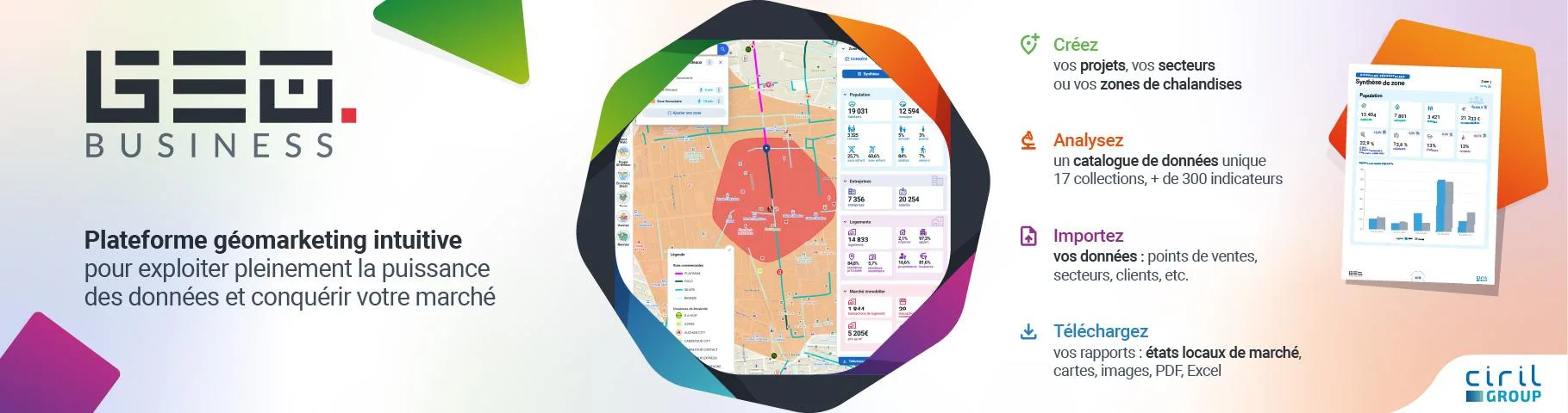 GEO Business — Simplicité, rapidité & données métiers