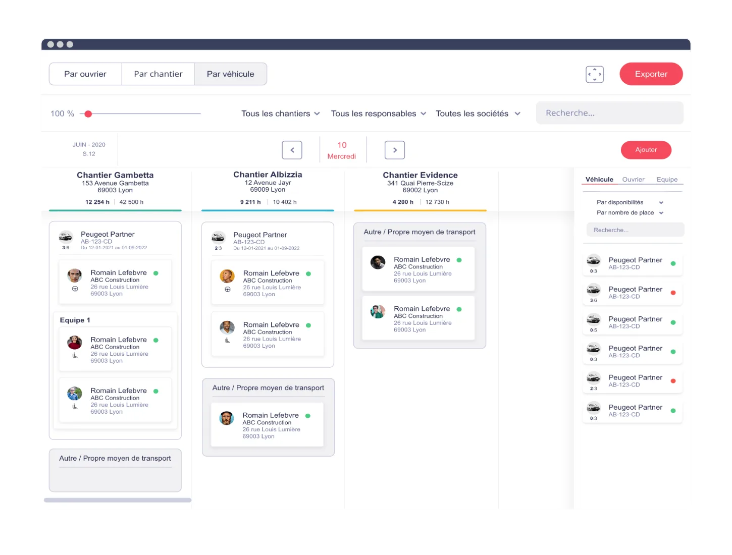 Tim Management — Captures d'écran 3