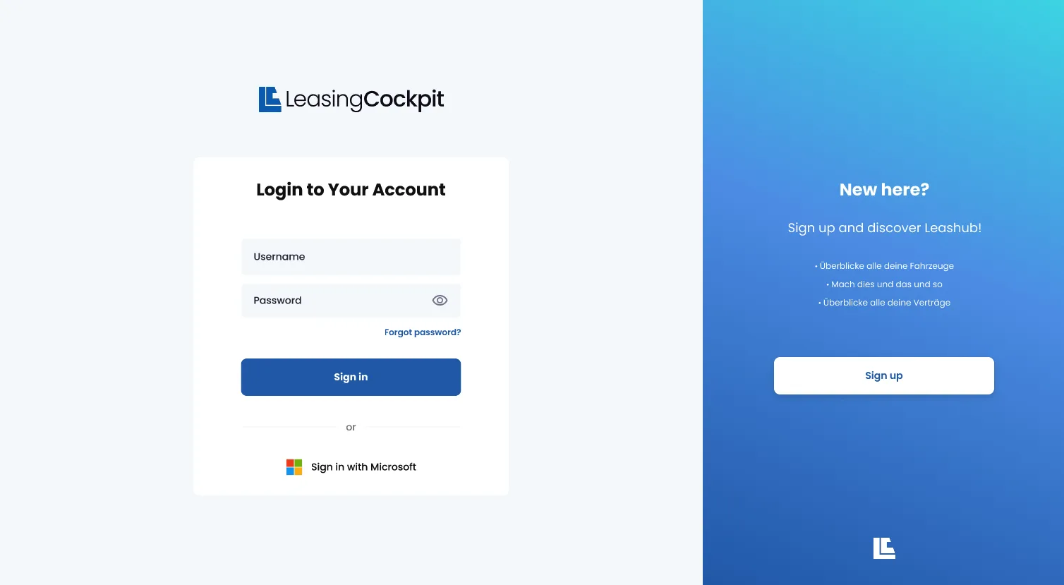 LeasingCockpit — Screenshots 2