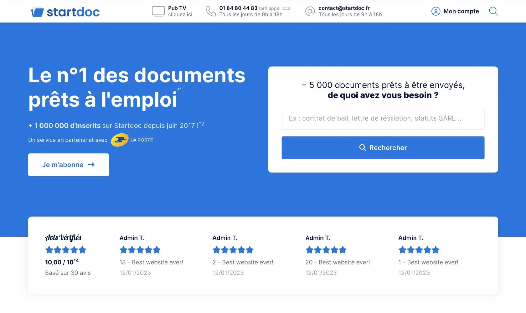 Avis Startdoc — Captures d'écran 1