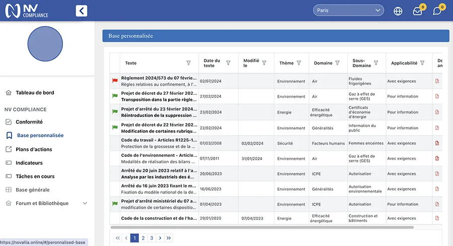 NV Compliance — Captures d'écran 1