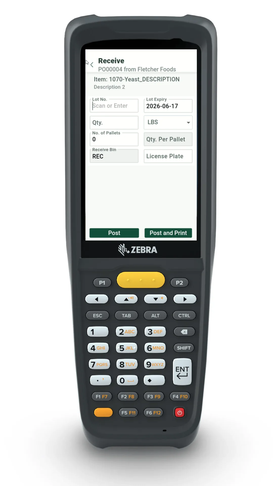 inecta Food ERP — Screenshots 1