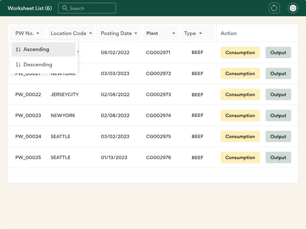 inecta Food ERP — Screenshots 2