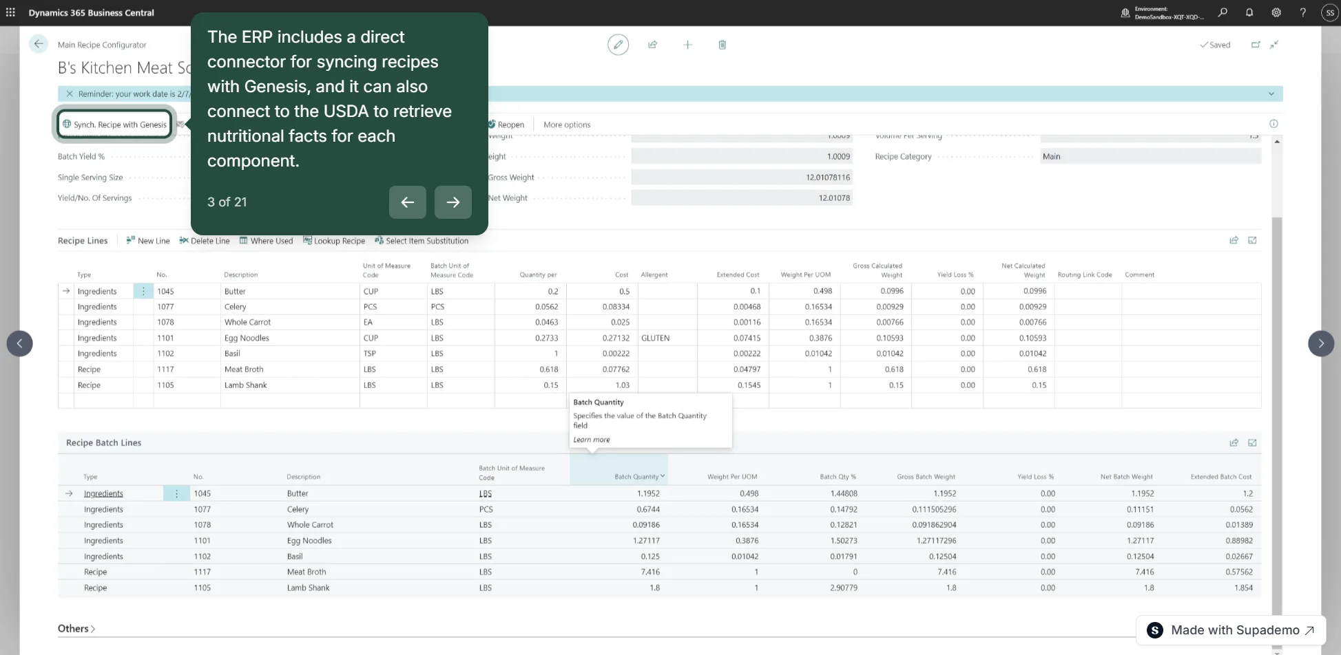 inecta Food ERP — Screenshots 5