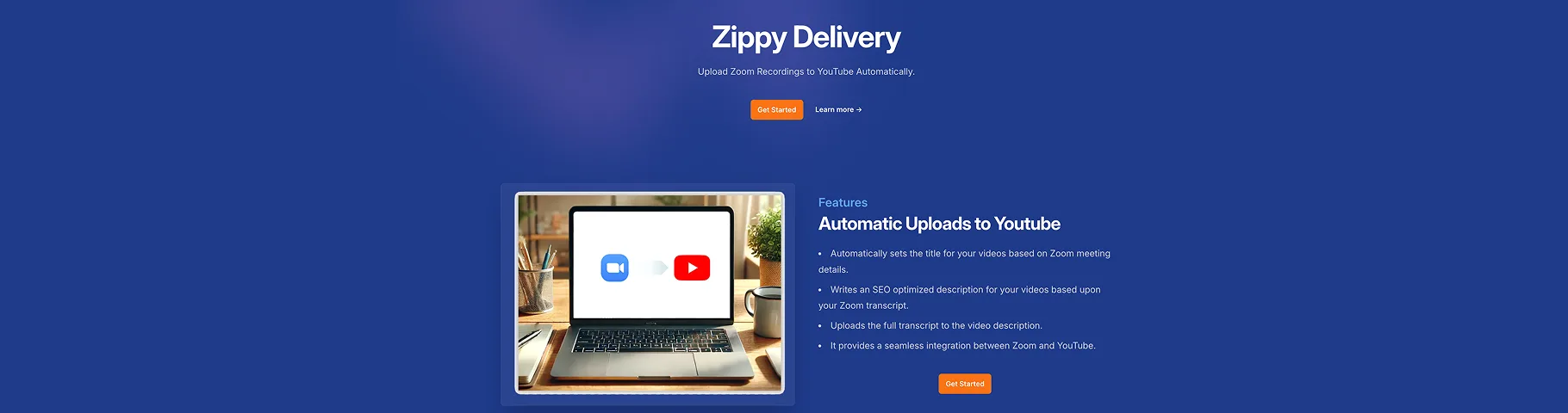 Zippy Delivery — Upload Zoom Recordings to YouTube Automatically