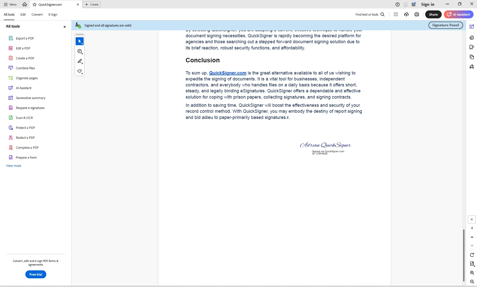 QuickSigner.com — Screenshots 1