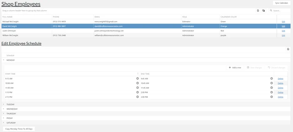 CR Auto Scheduler® –Estimate — Screenshots 3