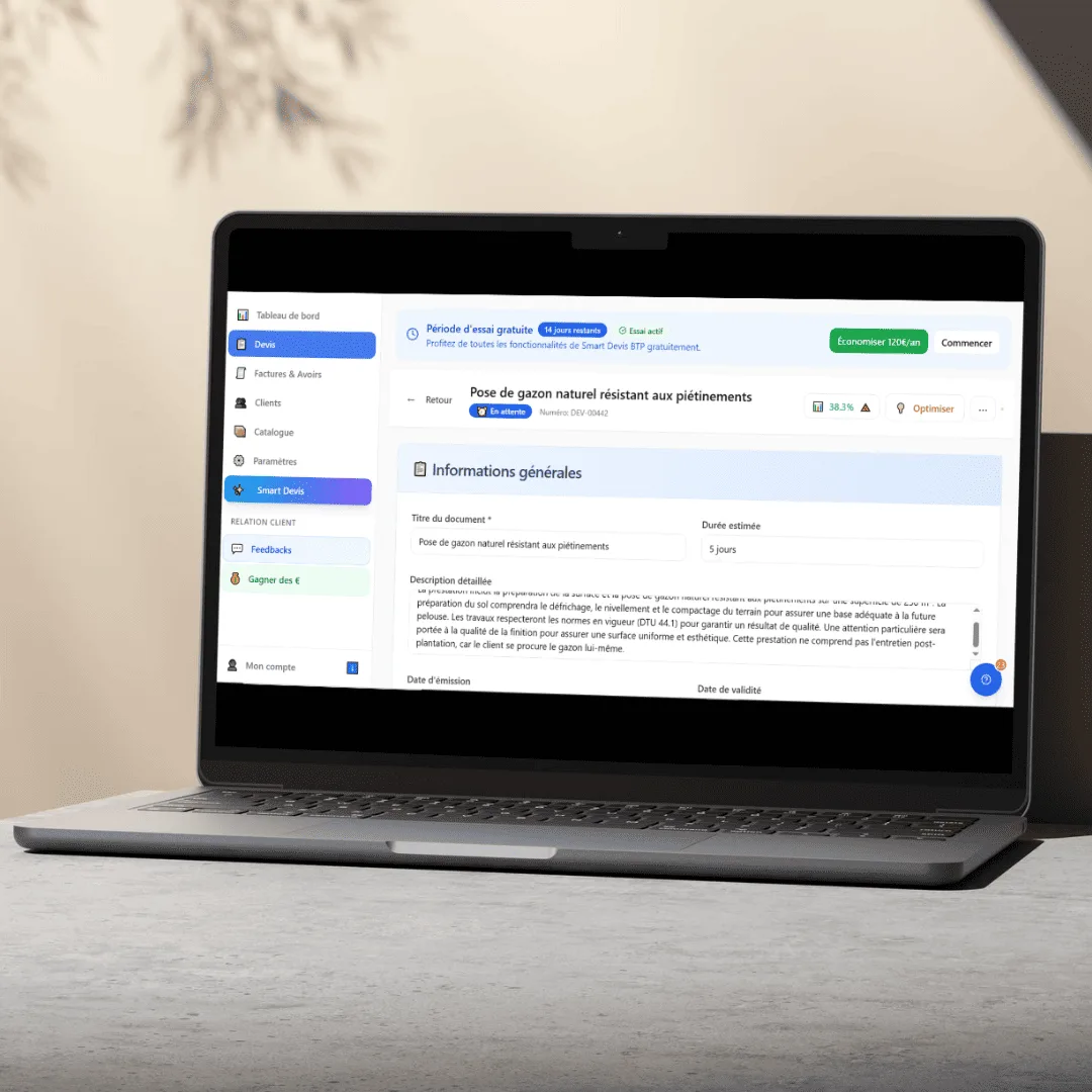 Smart Devis BTP — Captures d'écran 3