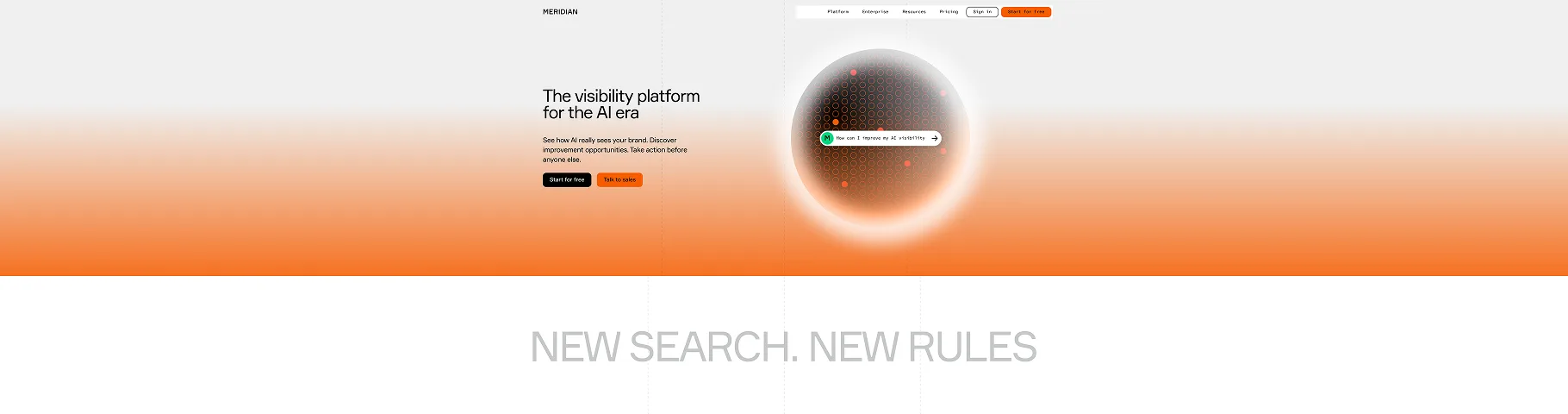 Meridian — Be more visible in AI search