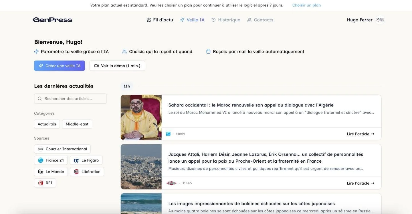 Genpress — Captures d'écran 1
