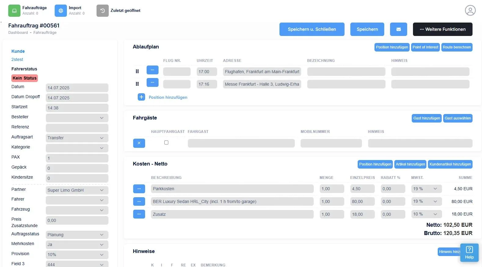 LimouWEB — Screenshots 1