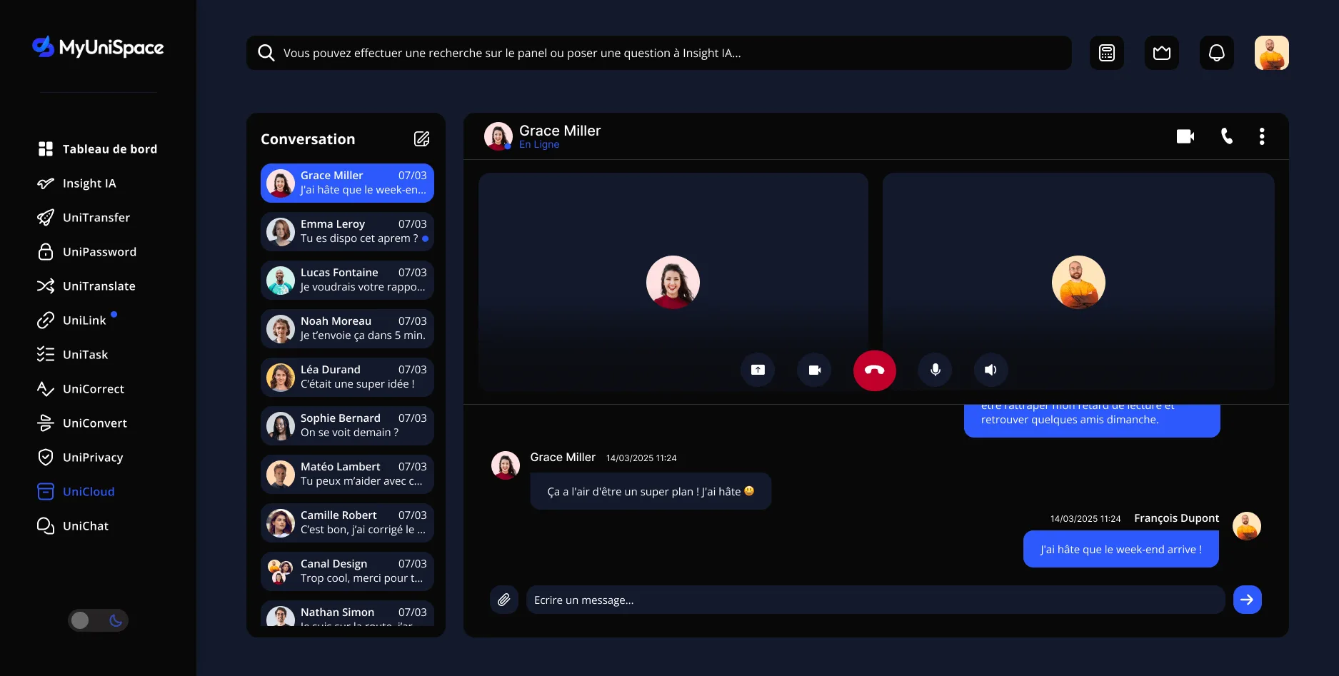 MyUniSpace — Captures d'écran 3