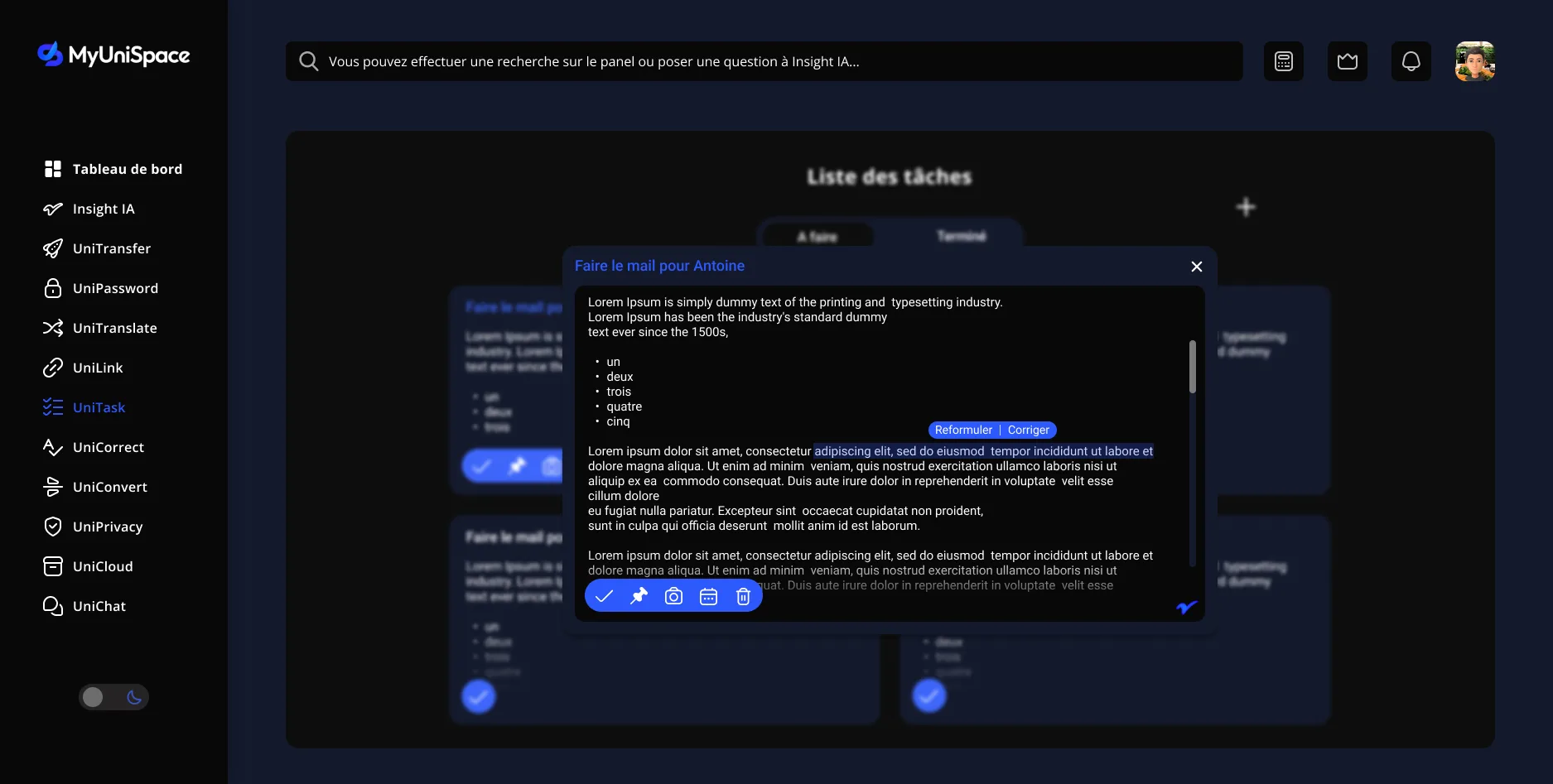 MyUniSpace — Captures d'écran 5