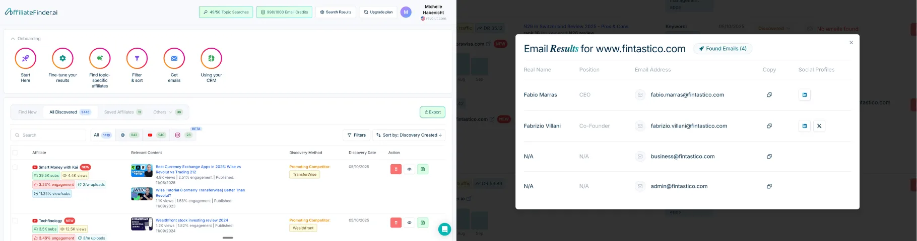 AffiliateFinder.ai — Find affiliates already promoting your competitors