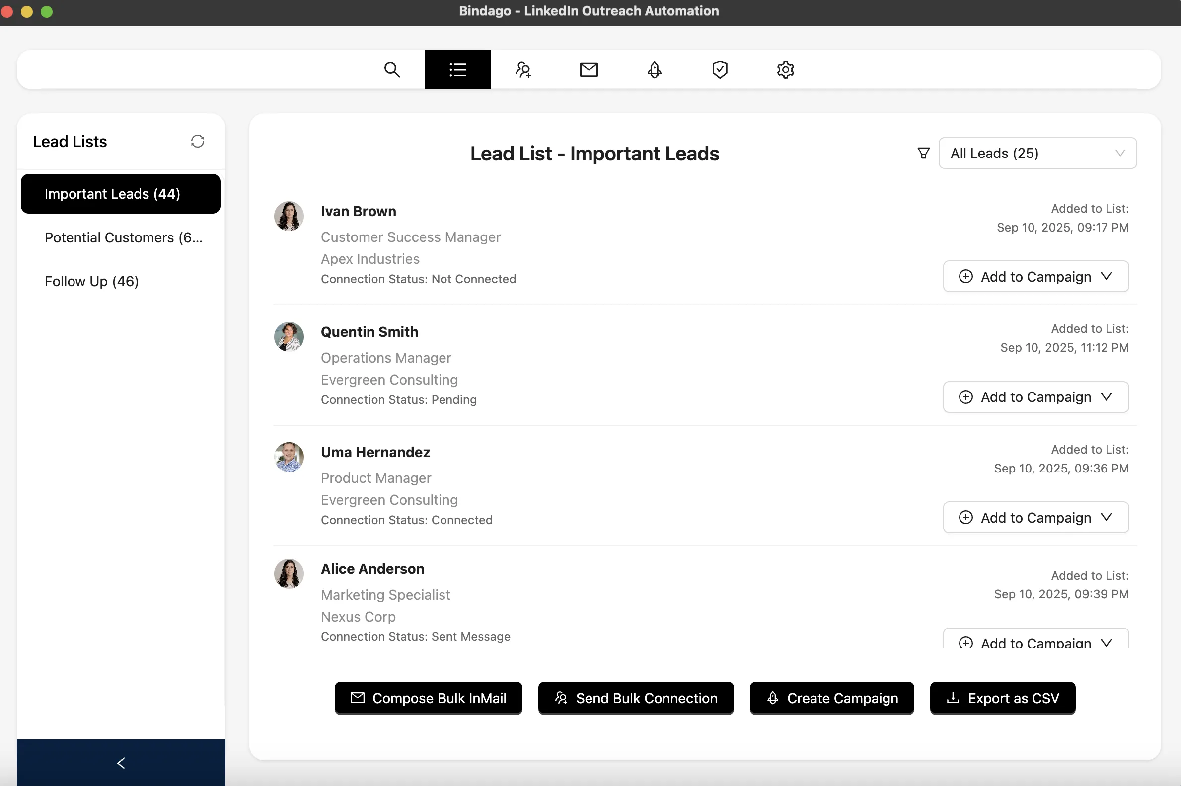 Bindago — Screenshots 1