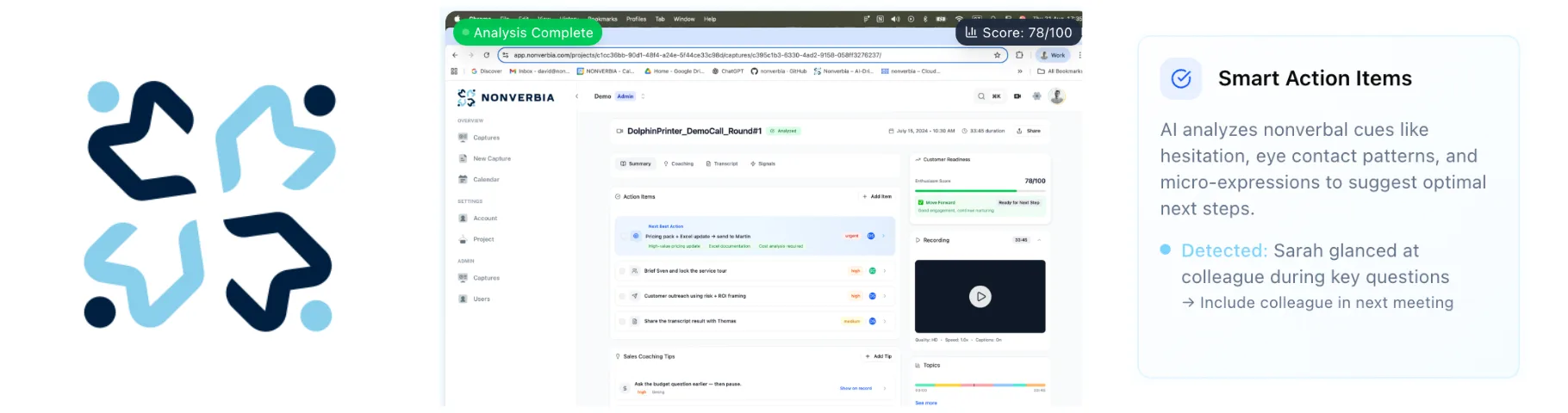 Nonverbia — AI Sales Assistant and Coach for video calls