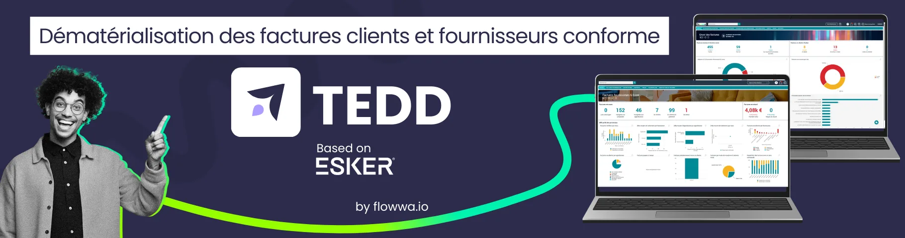 TEDD Factures & Esker — Vos factures électroniques fournisseurs & clients connectées