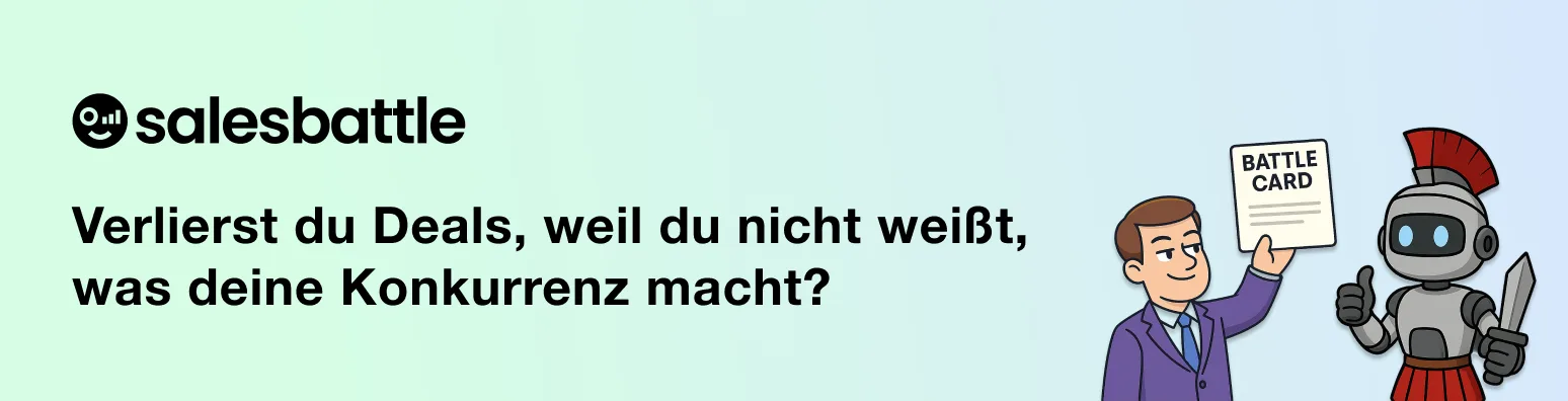SalesBattle — Mehr Deals. Weniger Stress.