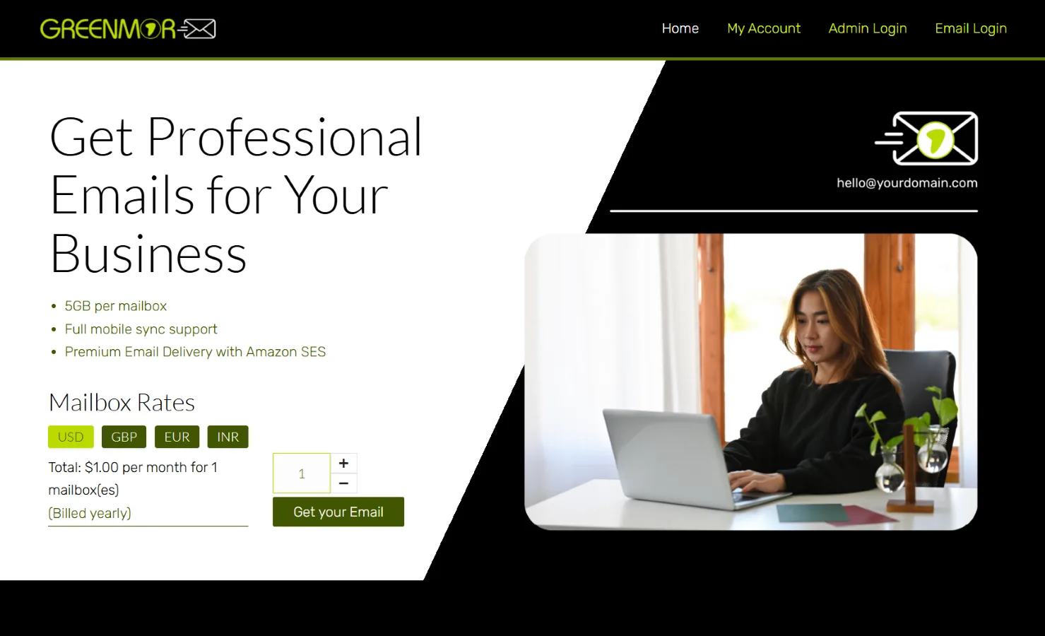 Greenmor Mail — Screenshots 1