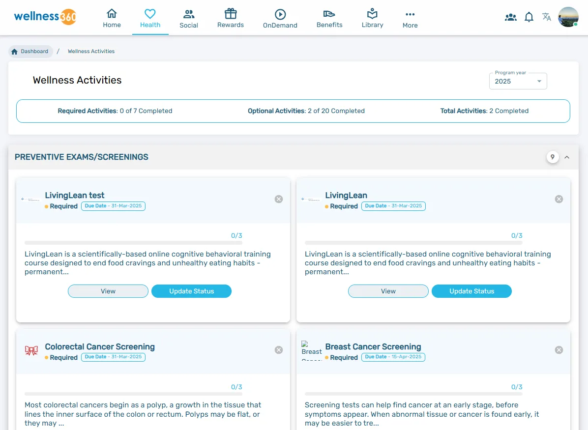 Wellness360 — Screenshots 9