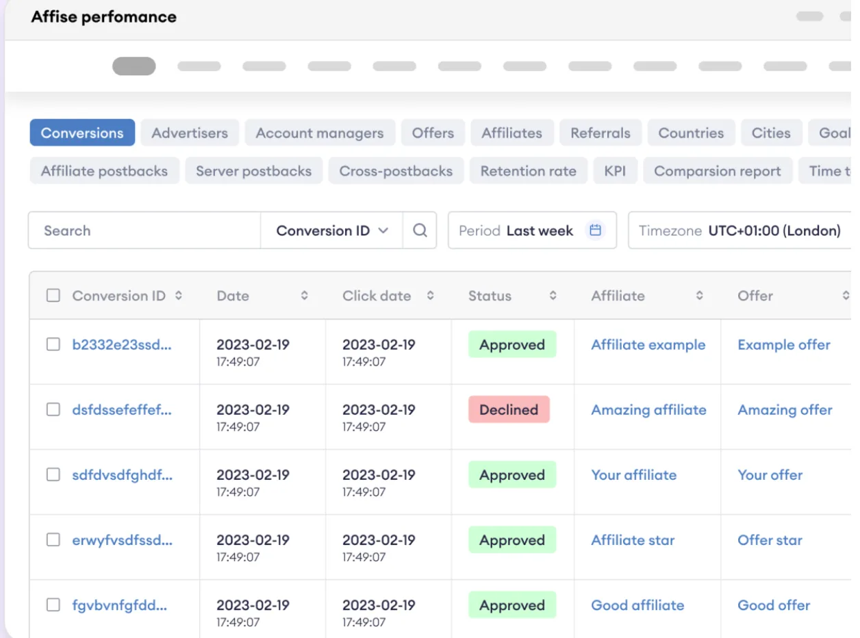 Affise Performance — Screenshots 1