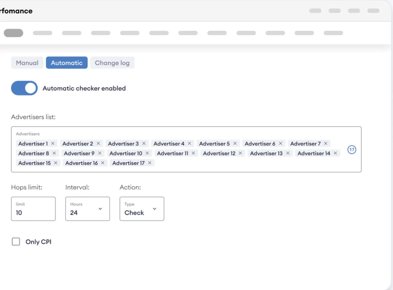 Affise Performance — Screenshots 2
