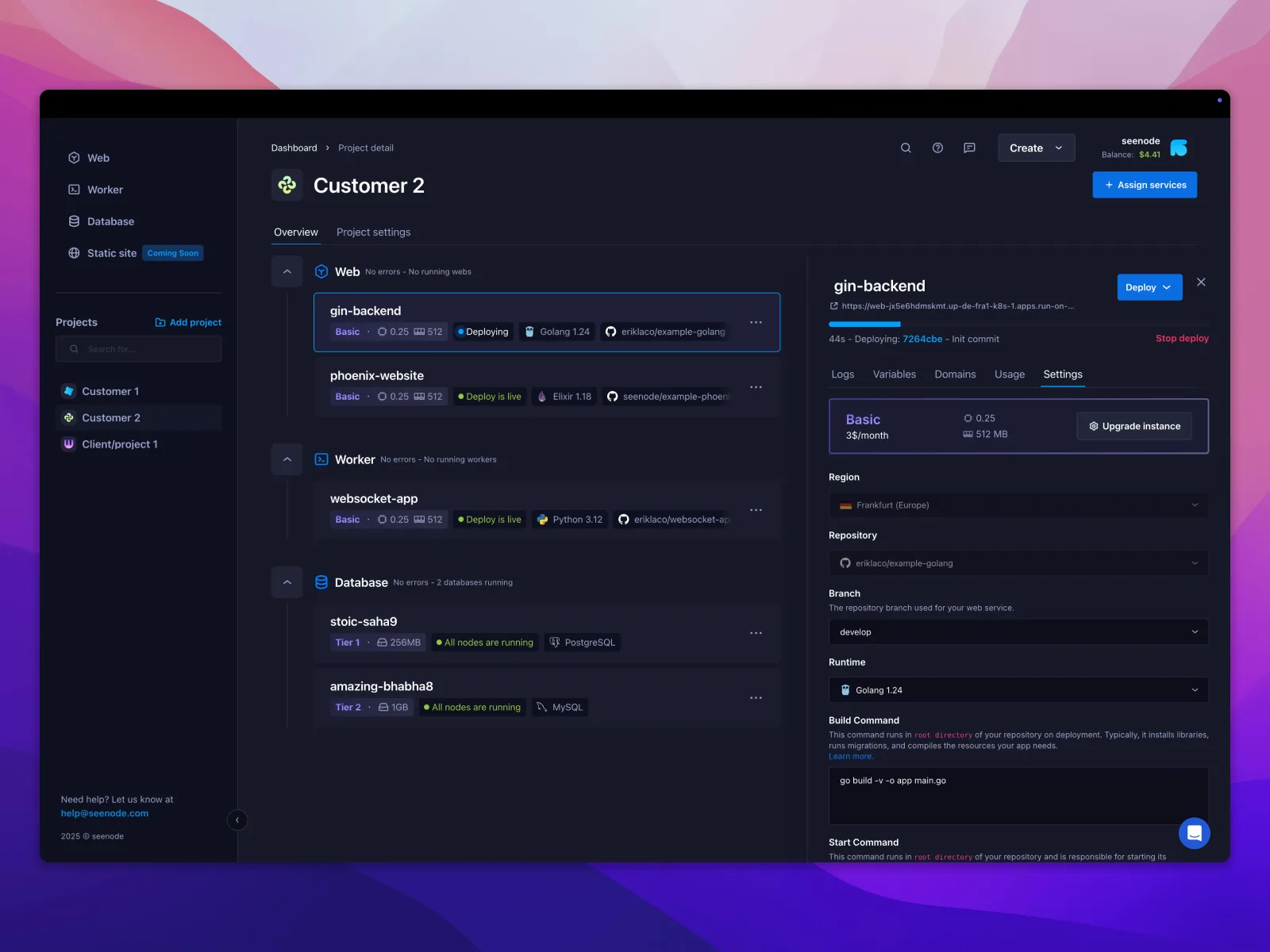 seenode — Screenshots 1