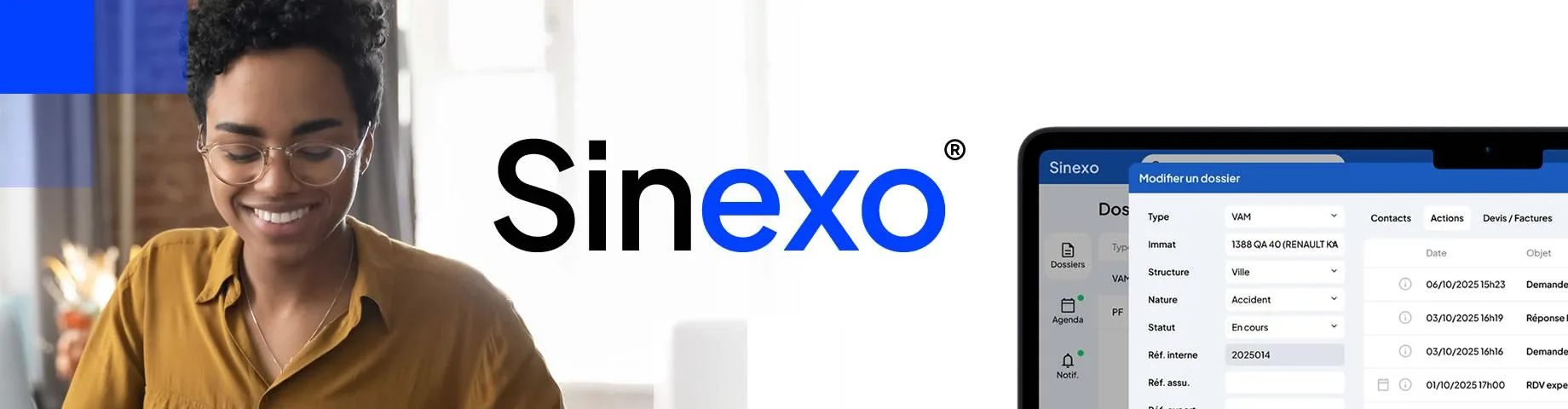 Sinexo — Logiciel de gestion de dossiers sinistres