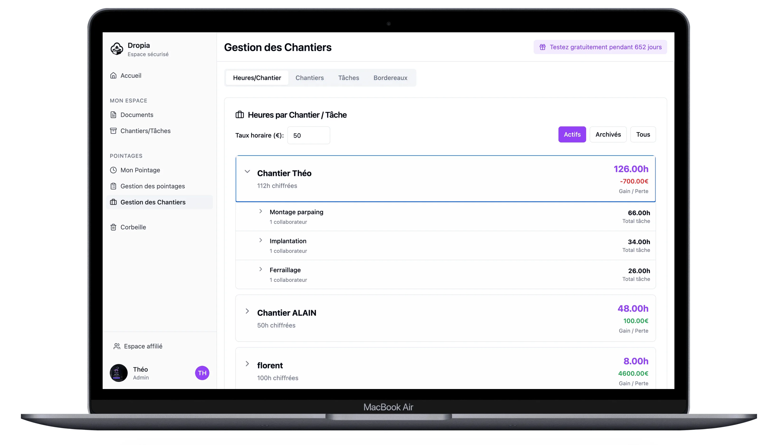 Dropia.io — Captures d'écran 2