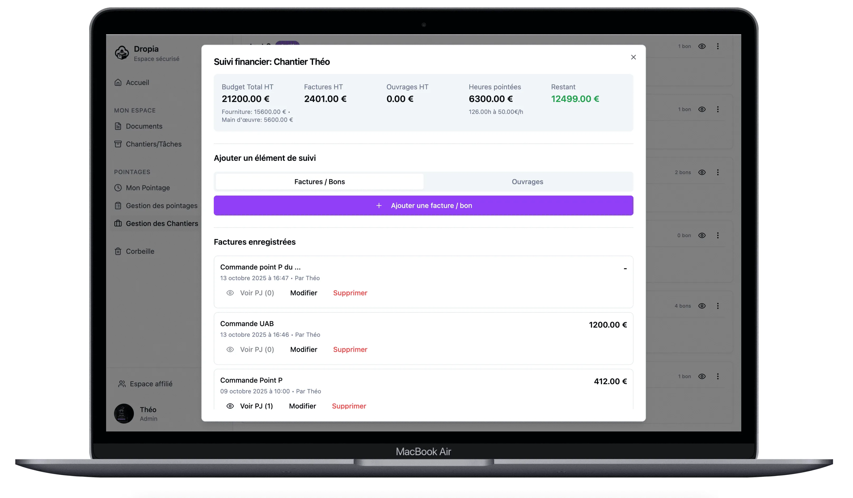 Dropia.io — Captures d'écran 3