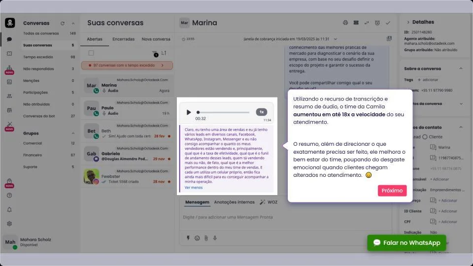 Octadesk — Capturas de tela 2