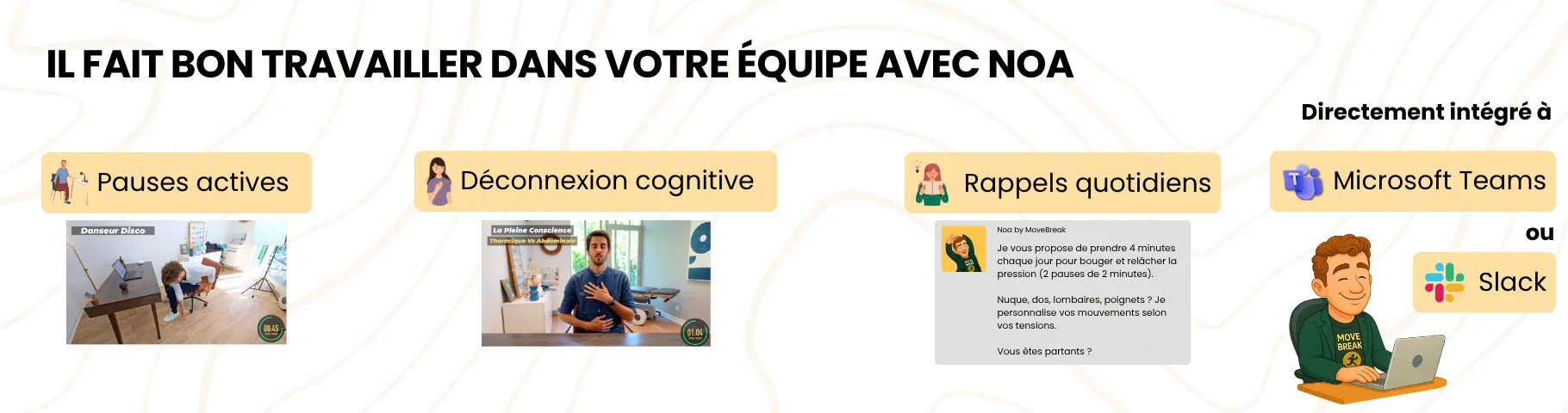 MoveBreak — De petites pauses s'imposent